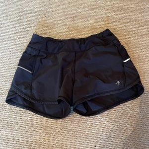 These black shorts are from athlete kids section!